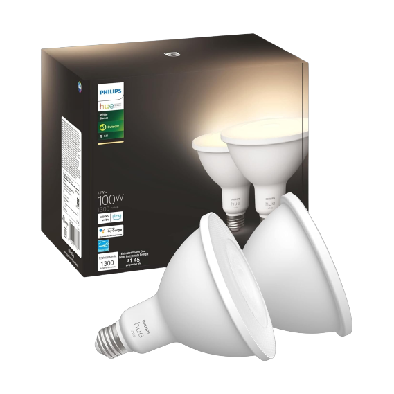Hue Dimmable Smart Wireless Flood Light (2 Pack)